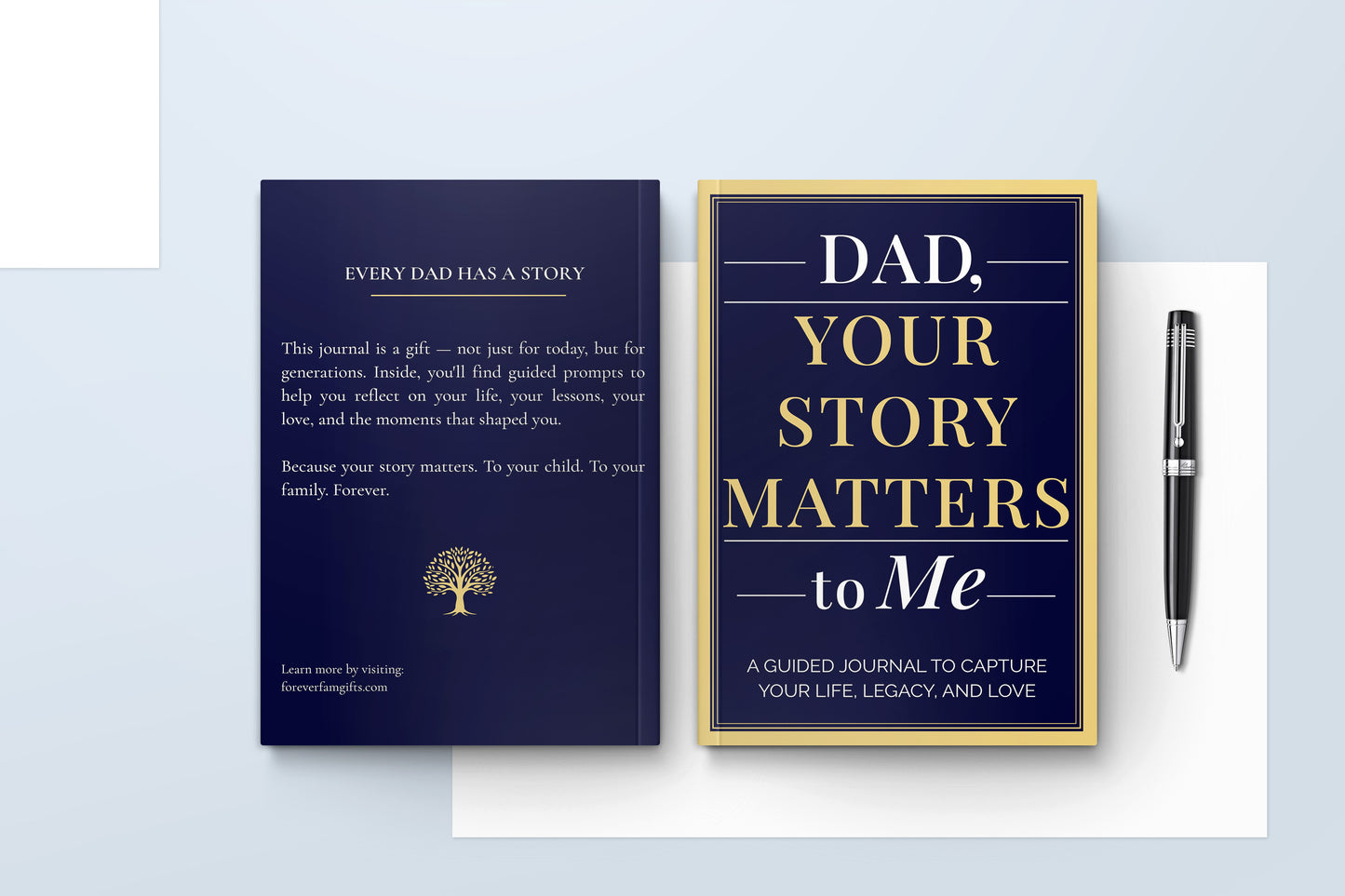Dad, Your Story Matters to Me | A Father's Guided Journal To Capture Your Life, Legacy, and Love
