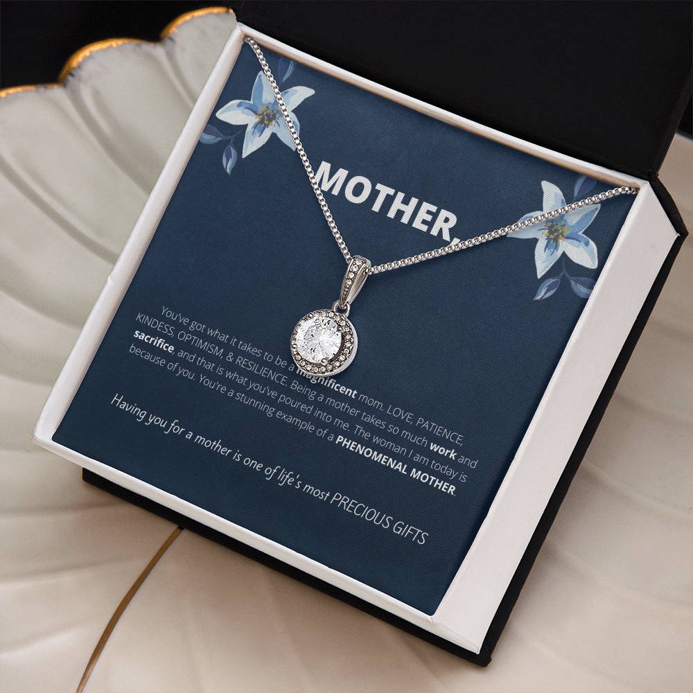 Gift for Mom Eternal Hope Necklace | Unique Gifts for Mom, Gift from Son, Gift from Daughter