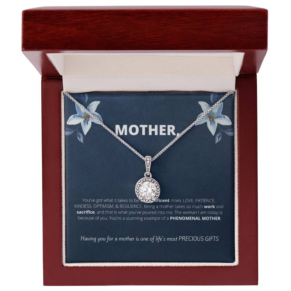 Gift for Mom Eternal Hope Necklace | Unique Gifts for Mom, Gift from Son, Gift from Daughter