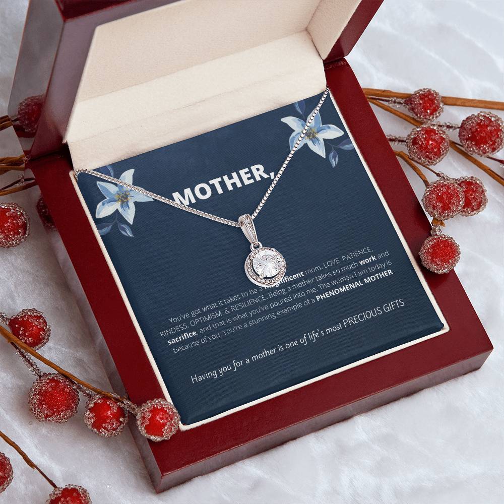Gift for Mom Eternal Hope Necklace | Unique Gifts for Mom, Gift from Son, Gift from Daughter