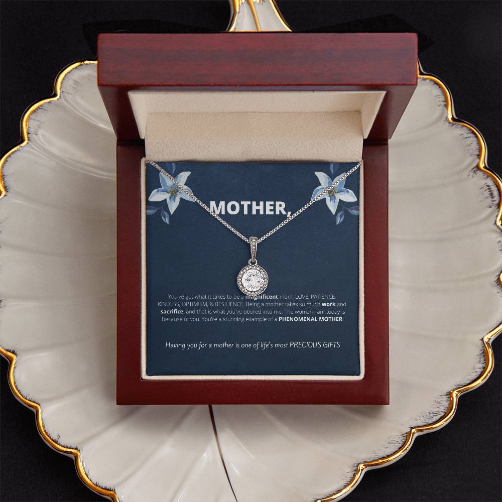 Gift for Mom Eternal Hope Necklace | Unique Gifts for Mom, Gift from Son, Gift from Daughter