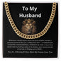 Anniversary Gift for Husband "You are a Blessing" Necklace | Romantic Gift for Husband from Wife, Good Gift for Husband
