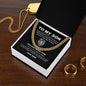 "You Can Never Lose" Chain Necklace | Useful Gift for Son from Mom, Good Gift for Son