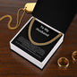 Unique Gift for Husband "You Made My Dreams Come True" Necklace | Gift for Husband from Wife, Romantic Gift for Husband