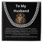 Anniversary Gift for Husband "You are a Blessing" Necklace | Romantic Gift for Husband from Wife, Good Gift for Husband