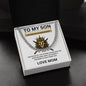 To My Son Cuban Chain Necklace | Unique Gift for Son from Mom, Good Gift for Grown Up Son