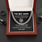 "You Can Never Lose" Chain Necklace | Useful Gift for Son from Mom, Good Gift for Son
