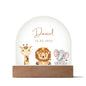 Personalized Baby Animals Nightlight | Custom Baby Name Nightlight, Baby Nightlight, Nursery LED Lamp, Personalized Gift for Baby