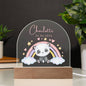 Custom Name Baby Panda Nightlight | Personalized Baby Gift, Playroom Light, Nursery LED Lamp, Reading Corner Light