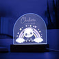 Custom Name Baby Panda Nightlight | Personalized Baby Gift, Playroom Light, Nursery LED Lamp, Reading Corner Light