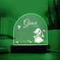Cute Bunny Custom Name Nightlight | Cute Baby Night Lamp for Nursery, Custom Baby Gift, Nursery Decor