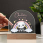 Custom Name Baby Panda Nightlight | Personalized Baby Gift, Playroom Light, Nursery LED Lamp, Reading Corner Light