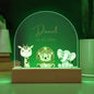 Personalized Baby Animals Nightlight | Custom Baby Name Nightlight, Baby Nightlight, Nursery LED Lamp, Personalized Gift for Baby