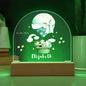 Personalized Baby Animal Nightlight | Custom Baby Name & Birth Date Nightlight Gift, Cute Animal Nursery LED Lamp