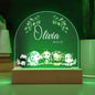 Custom Baby Jungle Animals Nightlight | Personalized Baby LED Lamp, Nursery Nightlight, Custom Baby Name Nightlight