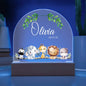 Custom Baby Jungle Animals Nightlight | Personalized Baby LED Lamp, Nursery Nightlight, Custom Baby Name Nightlight