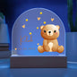 Personalized Baby Bear Nightlight | Nursery LED Lamp, Custom Baby Name & Birth Date Nightlight, Cute Animal Nightlight