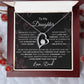 Forever Love Necklace for Daughter | Unique Gift for Daughter from Dad, Gift for Daughter, Gift from Dad