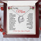 Unique Gifts for Mom | To My Mom Gift from Daughter Forever Love Necklace