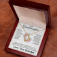 To My Granddaughter, Love Grandpa | Gift for Granddaughter from Grandpa, Unique Gift for Granddaughter, Eternal Heart Necklace