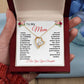 Unique Gifts for Mom | To My Mom Gift from Daughter Forever Love Necklace