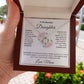 To My Beautiful Daughter Necklace from Mom | Special Gift for Daughter from Mom, Love Knot Necklace