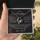 Forever Love Necklace for Daughter | Unique Gift for Daughter from Dad, Gift for Daughter, Gift from Dad
