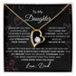 Forever Love Necklace for Daughter | Unique Gift for Daughter from Dad, Gift for Daughter, Gift from Dad