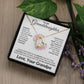 To My Granddaughter, Love Grandpa | Gift for Granddaughter from Grandpa, Unique Gift for Granddaughter, Eternal Heart Necklace