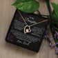 Forever Love Necklace for Daughter | Unique Gift for Daughter from Dad, Gift for Daughter, Gift from Dad